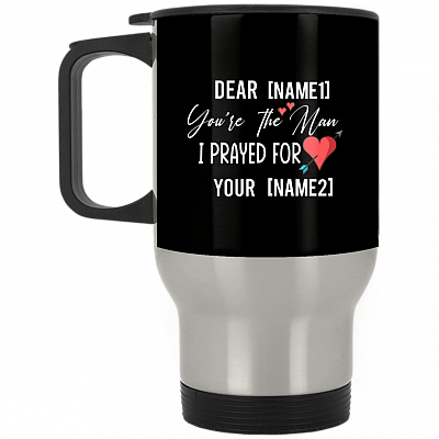 14 oz. Silver Travel Mug