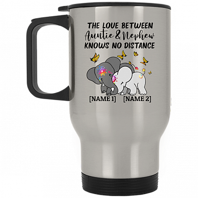 14 oz. Silver Travel Mug