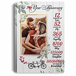 Personalized Custom Photo Our 1st Anniversary Framed Canvas Prints - First Paper Anniversary Unframed Poster, White, 0.75'' Framed Canvas Personalized Custom Photo Our 1st Anniversary Framed Canvas Prints - First Paper Anniversary Unframed Poster, White, 0.75'' Framed Canvas