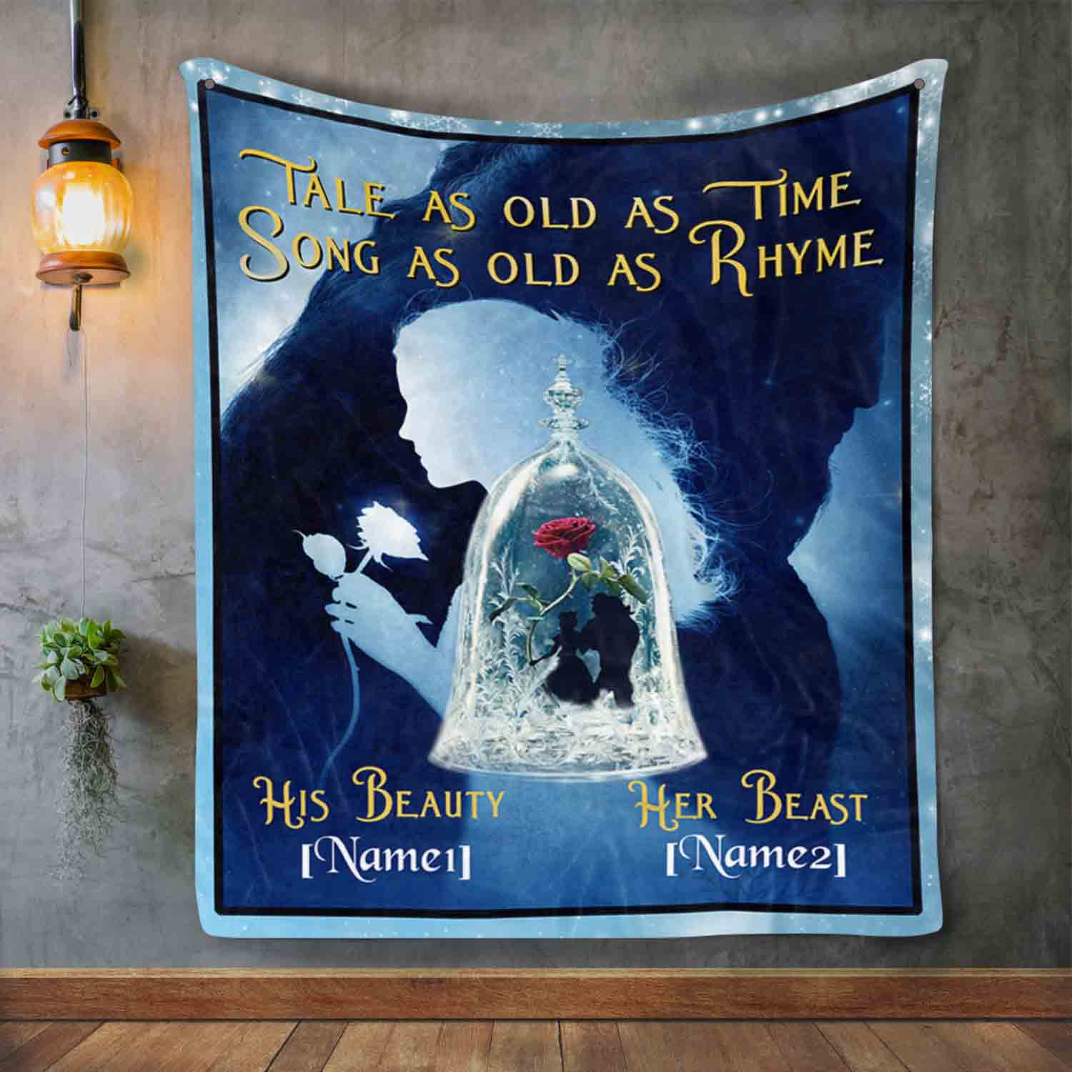 2VT. Tale As Old As Time Beauty Beast Personalized mk1