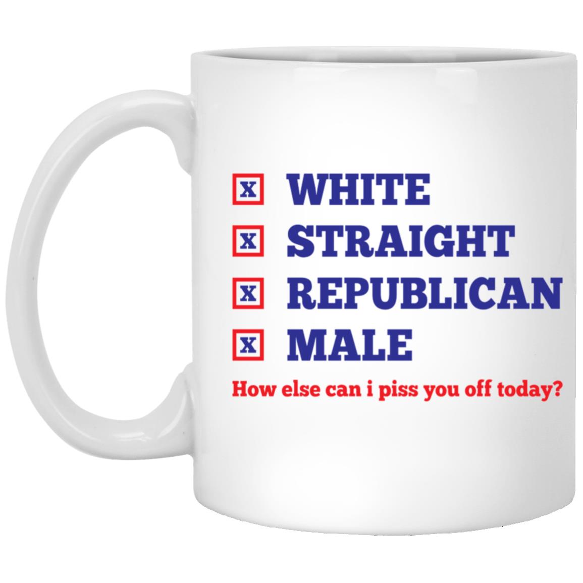 White Mug, White, 11 oz. White Mug