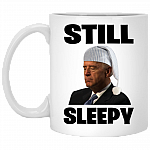 Joe Biden Still Sleepy Funny Political Ceramic Coffee Mug - Beer Stein - Water Bottle - Color Changing Mug, White, 11 oz. White Mug