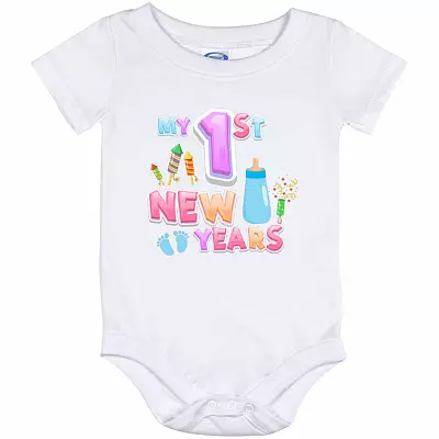 IO12M Baby Onesie 12 Month, White, Baby Onesie - 12 Month