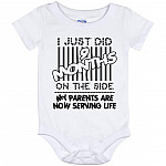 IO12M Baby Onesie 12 Month, White, Baby Onesie - 12 Month