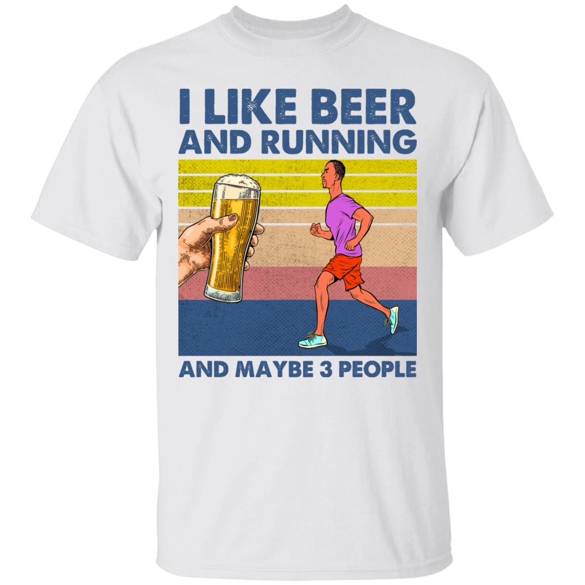 I Like Beer Shirt, White, Unisex T-Shirt