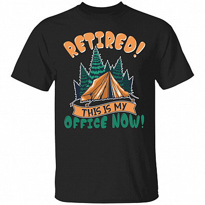 Retired Tshirt, Black, Unisex T-Shirt