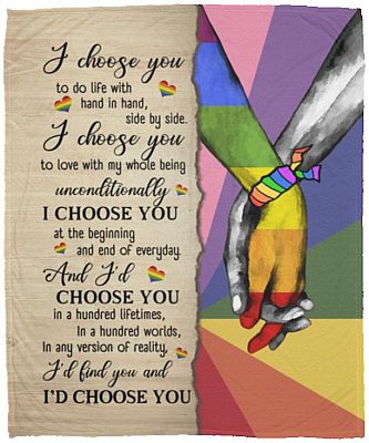 LGBT Couple, White, Cozy Plush Fleece Blanket - 50x60