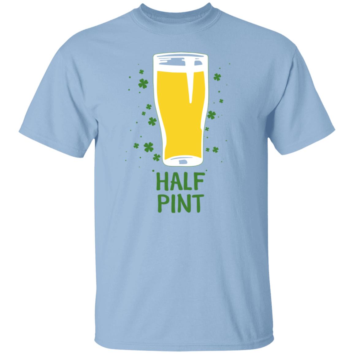 Pint and Half Pint Matching Shirts St. Patrick's Day T-Shirt Matching Daddy and Baby Set, Light Blue, Unisex T-Shirt