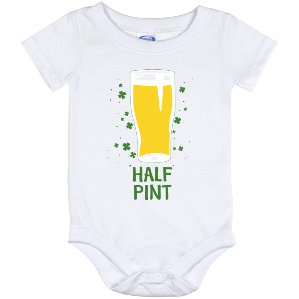 Pint and Half Pint, White, Baby Onesie - 12 Month