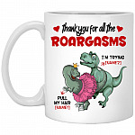 Personalized Thank You For All Mug, White, xp8434-11-oz-white-mug-11-oz-white-mug