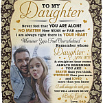 Personalized Photo From Dad Blanket, White, vpm-cozy-plush-fleece-blanket-50x60-cozy-plush-fleece-blanket-50x60