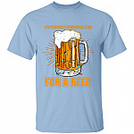 It's The Most Wonderful Time For A Beer T-Shirt, Light Blue, g500-5-3-oz-t-shirt-unisex-t-shirt
