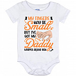 My Fingers M, White, io12m-baby-onesie-12-month-baby-onesie-12-month