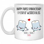 Personalized 1st Wedding, White, xp8434-11-oz-white-mug-11-oz-white-mug