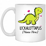 Personalized Lickalottapus Lesbian Mug, White, xp8434-11-oz-white-mug-11-oz-white-mug