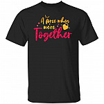 A Force When We're Together - A Movement By Myself T-Shirt - Funny Matching Couple Shirts, Black, Unisex T-Shirt