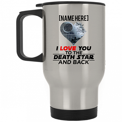 14 oz. Silver Travel Mug