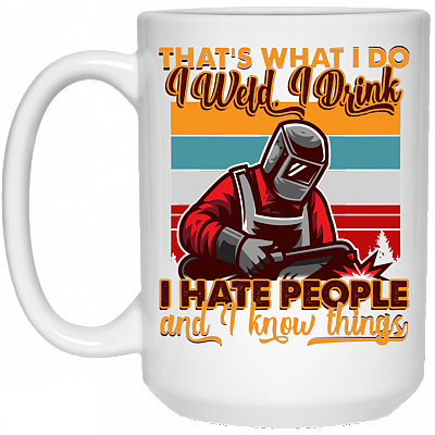 15 oz. White Mug