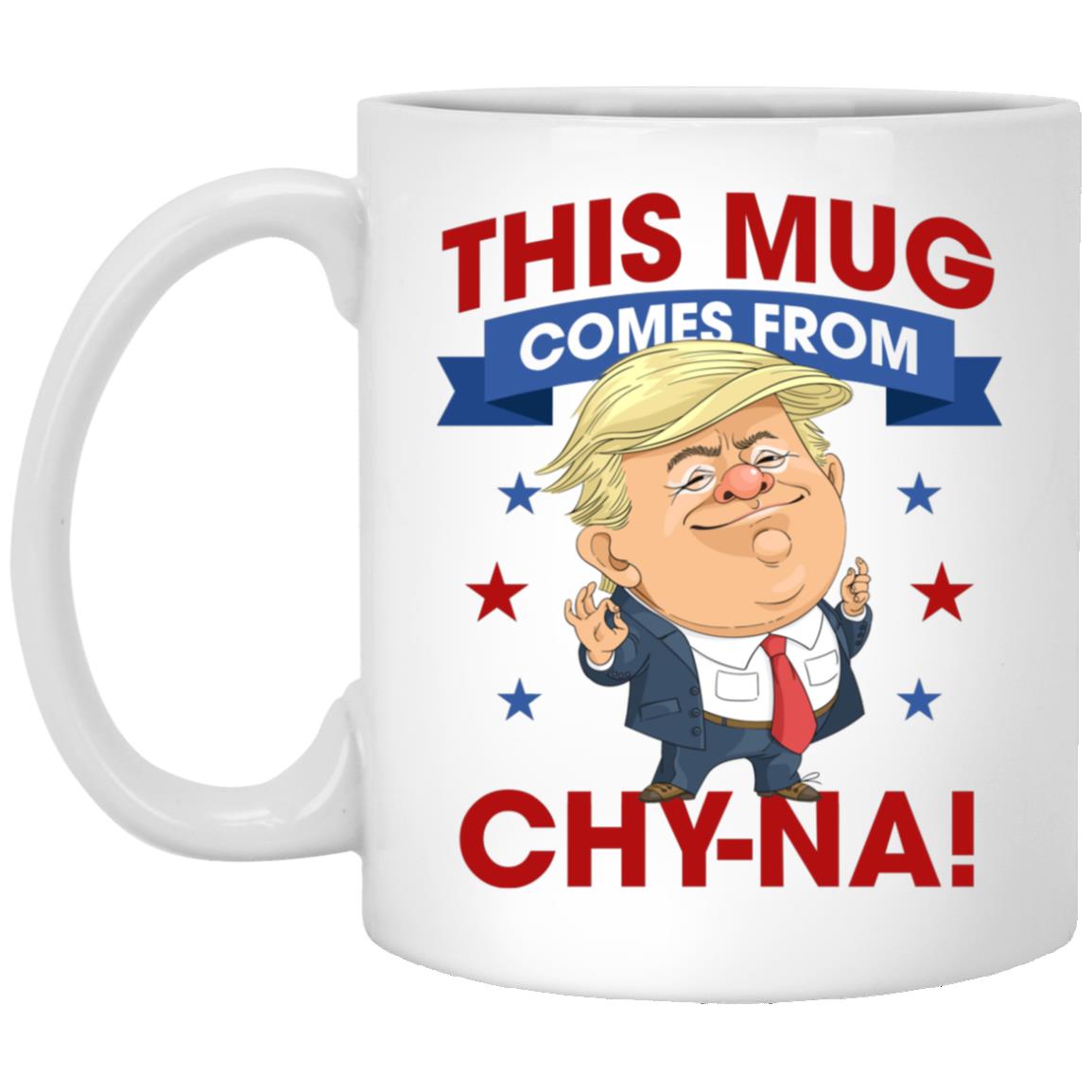 Chyna Mug, White, 11 oz. White Mug