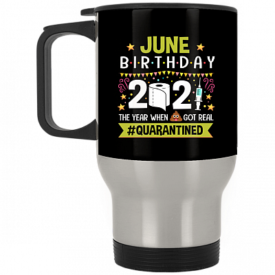 14 oz. Silver Travel Mug