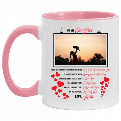 To My Accent Mug, White/Pink, 11-oz-accent-mug1