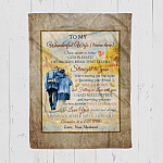 35TR. ưu tiên - TO MY WONDERFUL WIFE - (blanket)MK2-PLAYBALL-#7d2300