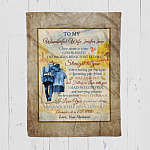 35TR. ưu tiên - TO MY WONDERFUL WIFE - (blanket)MK1