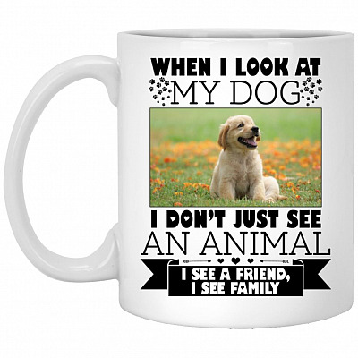 Custom Photo Coffee Mug, White, 11 oz. White Mug