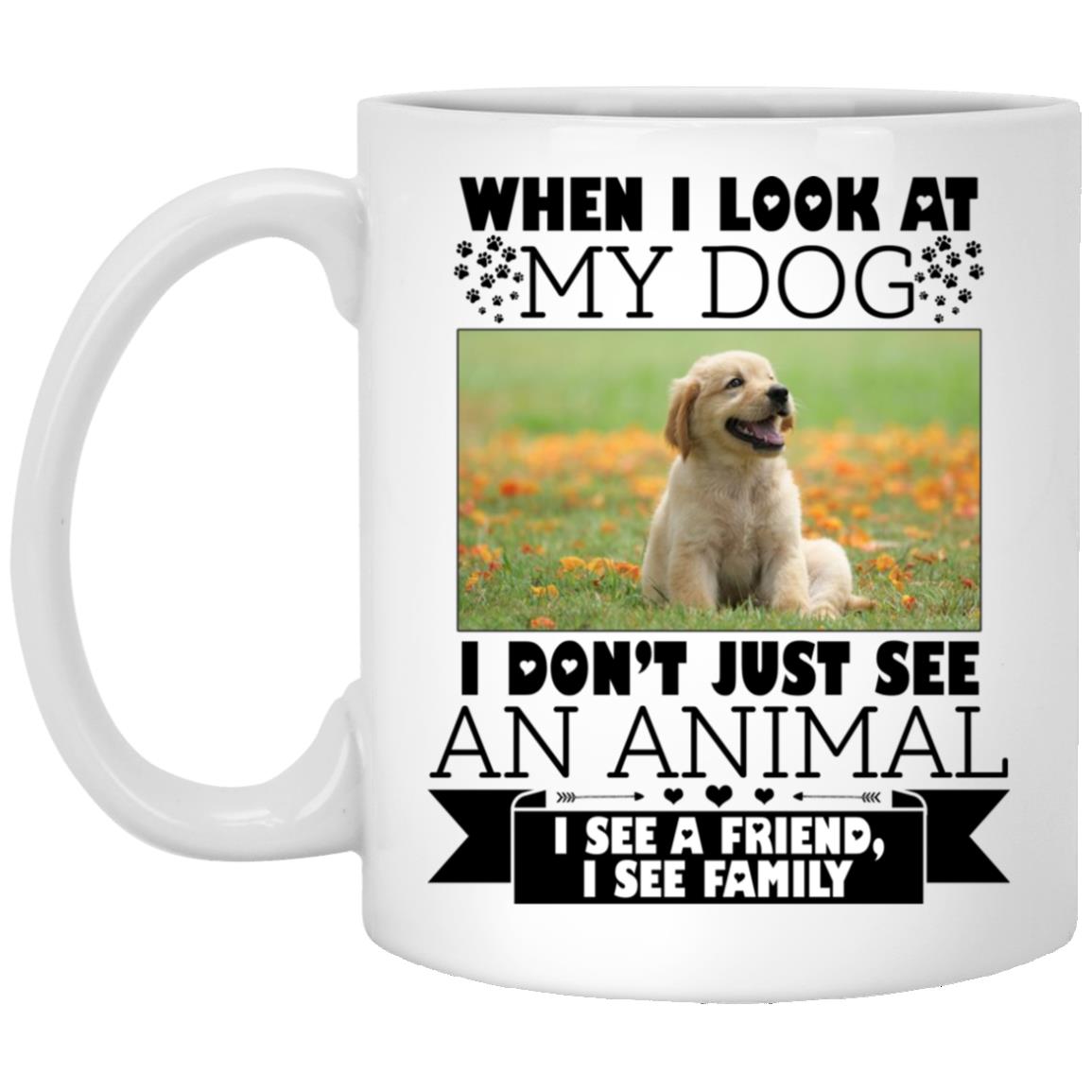 Custom Photo Coffee Mug, White, 11 oz. White Mug