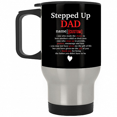 14 oz. Silver Travel Mug