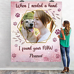 1VT. When I Needed A Hand Dog Custom blanket mk2