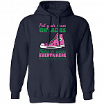 Kamala Harris Put Your Shoes on Ladies There Are Glass Everywhere Aka Sorority 1908 Hoodie - Sweatshirt, Navy, Hoodie