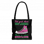 Kamala Harris Put Your Shoes on Ladies There Are Glass Everywhere Aka Sorority 1908 All Over Print Tote Bag – Shoulder Bag