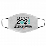 Senior 2021 the One Where They Were Quarantined Funny Washable Reusable Custom Printed Cloth Face Mask Cover, White, Cloth Face Cover – Medium/Large Senior 2021 the One Where They Were Quarantined Funny Washable Reusable Custom Printed Cloth Face Mask Cover, White, Cloth Face Cover – Medium/Large