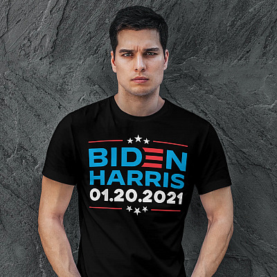 Alternative view of Biden Harris 1 20 2021 Inauguration Day 46th President T-shirt - V-neck - Joe Biden Kamala Harris 2021 Shirt