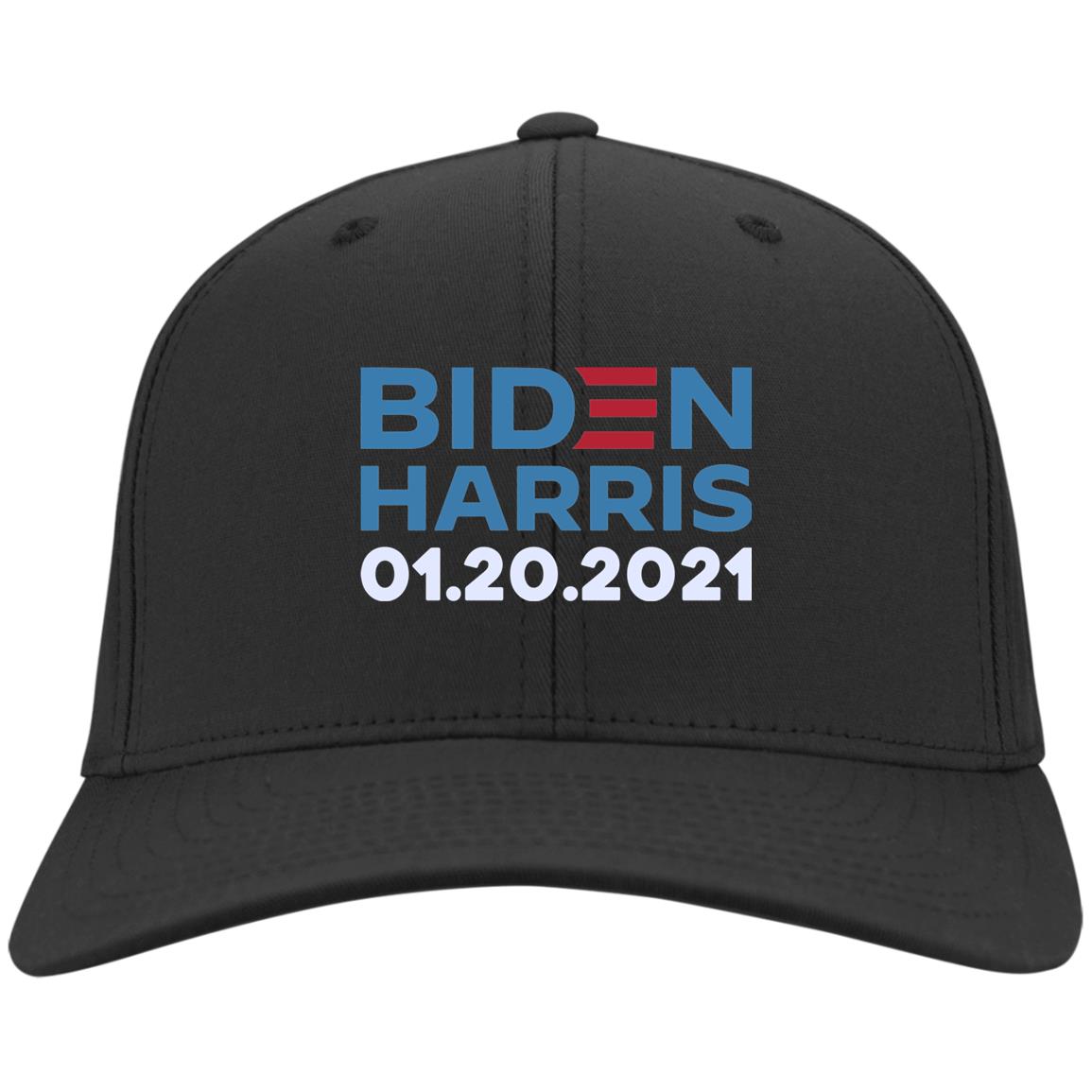 Biden Harris 1.20.2021 Inauguration Day 46th President Twill Cap - Snapback Hat - Trucker Hat, Black, Twill Cap