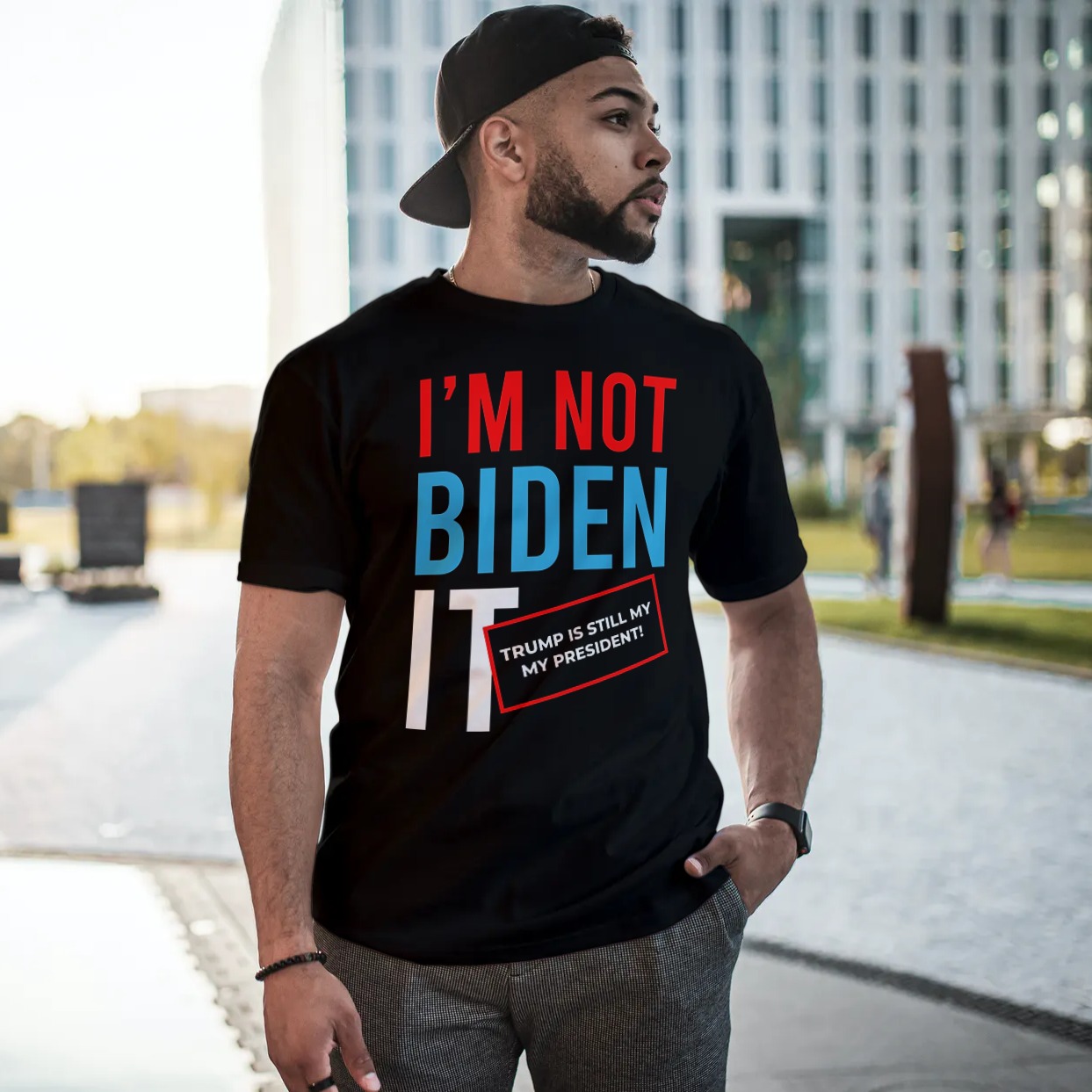 66 HG_ I-m Not Biden TEE mk