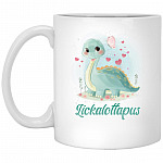 Lick Mug, White, 11 oz. White Mug