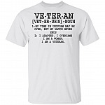 Veteran Definition My Time in Uniform Maybe Over Patriotic T-shirt - Military Shirt For Women - Gift For Veteran Wife, White, Unisex T-Shirt