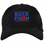 Buck Fiden Anti Joe Biden Election Fraud Twill Cap - Say No To Sleepy Joe And The Hoe Snapback Hat, Black, Brushed Twill Dad Cap