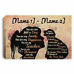 Personalized You Are Not Just a Dog You Are My Sanity Wrapped Framed Canvas Prints - Unframed Poster Wall Art, White, 0.75'' Framed Canvas