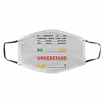 In Memoriam of the Countless Black Lives Lost to Police Brutality Washable Reusable Custom - Printed Cloth Face Mask Cover, White, Cloth Face Cover – Medium/Large