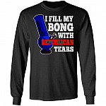 Republican Tears Presidential Inauguration Day 46th President Hoodie - Sweatshirt - Long Sleeve Shirt, Black, Long Sleeve