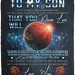 Mom Blanket, White, Cozy Plush Fleece Blanket - 50x60