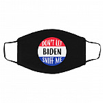 Don't Let Biden Sniff, Black, Cloth Face Cover – Medium/Large