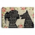 German Shepherd You Are Not Just A Dog Framed Canvas - Unframed Poster - German Shepherd Mom Gift, White, 0.75'' Framed Canvas