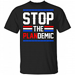 Stop The Plandemic, Black, Unisex T-Shirt