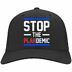 Stop The Plandemic, Black, Twill Cap