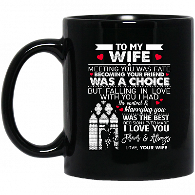 11 oz. Black Mug