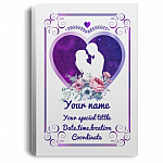 Personalized Star Constellation Gallery Wrapped Framed Canvas Prints-Unframed Poster-Home Decor Wall Art, White, 0.75'' Framed Canvas